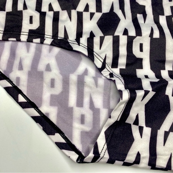 2/$15 NWT PINK Victoria Secret Black White Seamless Hipster Panties VS Large L - Picture 4 of 5